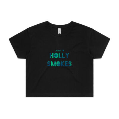 Listen To Holly Smokes Crop Tee Thumbnail
